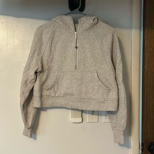 lululemon scuba quarter zip cropped
